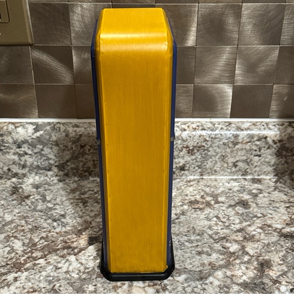 Blue and Yellow 10” Vintage Style‎ Gas Pump  Coin Bank - Picture 6 of 12